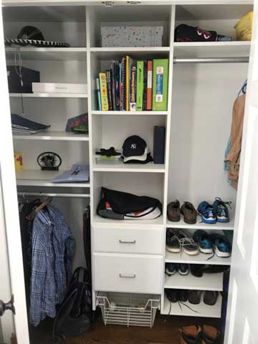 Connor Closet After